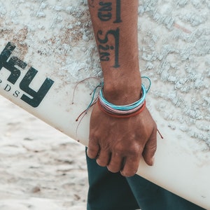 Kuta Surf Bracelet, Cord Bracelet, Beach Bracelet, Unisex Bracelet, Friendship Bracelet, String Bracelet, Summer Bracelet, Warna Jewelry