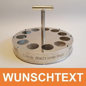 Kölsch wreath with custom text made of aluminum