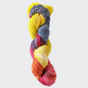 Orangutan Sunset - Hand-Dyed Variegated Yarn, Lace/Sock/DK/Sport/Worsted/Bulky/Super Bulky Hand-Dyed Yarn, Wool/Alpaca/Silk/Mohair Dyed Yarn