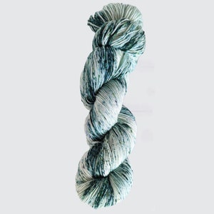 Snowy Trees - Hand-Dyed Speckled Yarn, Lace/Sock/DK/Sport/Worsted/Bulky/Super Bulky Hand-Dyed Yarn, Wool/Alpaca/Silk/Mohair Hand-Dyed Yarn