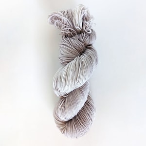 Mist - Hand-Dyed Yarn in Grey Tan, Lace/Sock/DK/Sport/Worsted/Bulky/Super Bulky Hand-Dyed Yarn, Wool/Alpaca/Silk/Mohair Hand-Dyed Yarn