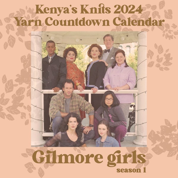 Pre-Order: Gilmore Girls Season 1 Yarn Countdown Calendar, Yarn Advent Calendar, Gilmore Girls Mystery Yarn, 24 Minis and 1 Full Skein!