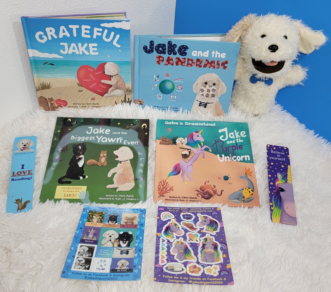Children's Book Gift Set Book Set Children's Unique Gift Dog Book Set