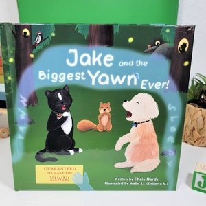Cuento para dormir Libro para niños Niños Perro Libro de cuentos para dormir Animales Libro para dormir Regalo de cumpleaños único para niños Regalo de baby shower Libro para dormir