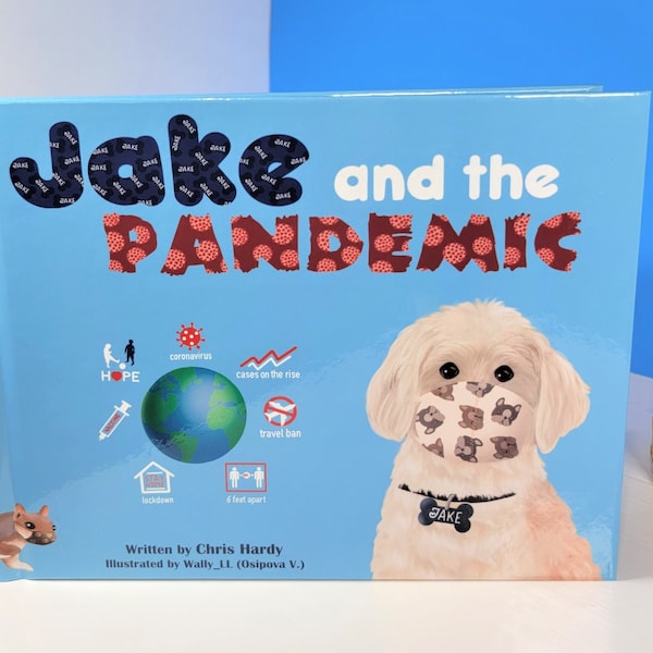 Kinderboek Hond Pandemieboek Kinderboek Dierenboek Verhaaltje voor het slapengaan Kinderen Pandemie Keepsake Prentenboek Keepsake Baby Shower Gift