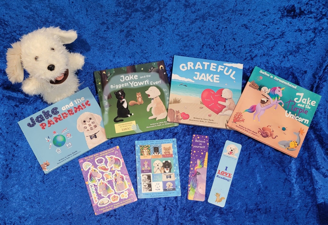 Children's Book Gift Set Book Set Children's Unique Gift Dog Book Set