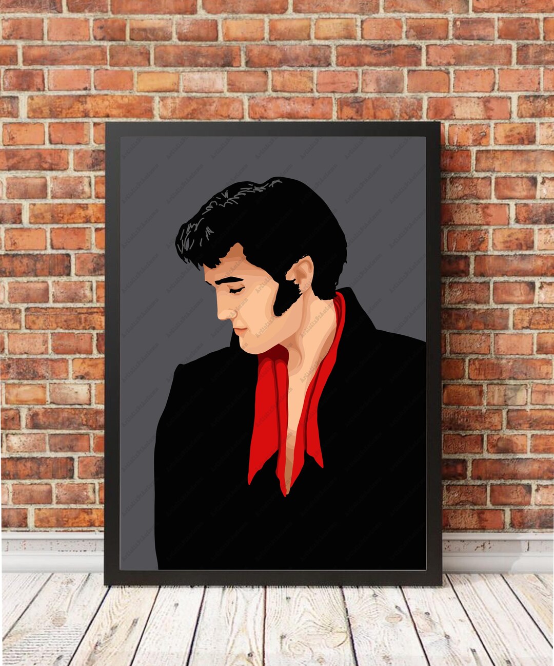 Elvis Presley Downloadable Print Digital A4 Size - Etsy