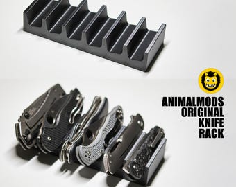 Exhibidor/organizador de cuchillos EDC