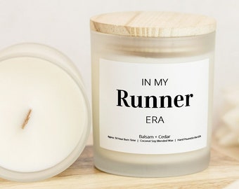 In My Runner Era Candle, Runner Candle, Marathon Runner Gift, Half Marathon Gift, Gift for Runner, Cross Country Gift, Running Gift, Run