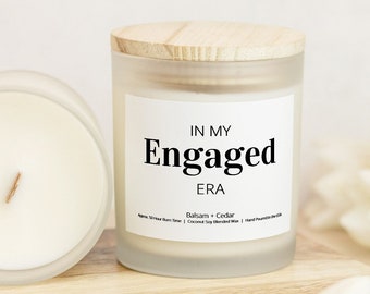 In My Engaged Era Candle, Engagement Candle, Engagement Gift, Best Friend Engagement Gift, Newly Engaged Gift, Engagement Gift for Couple