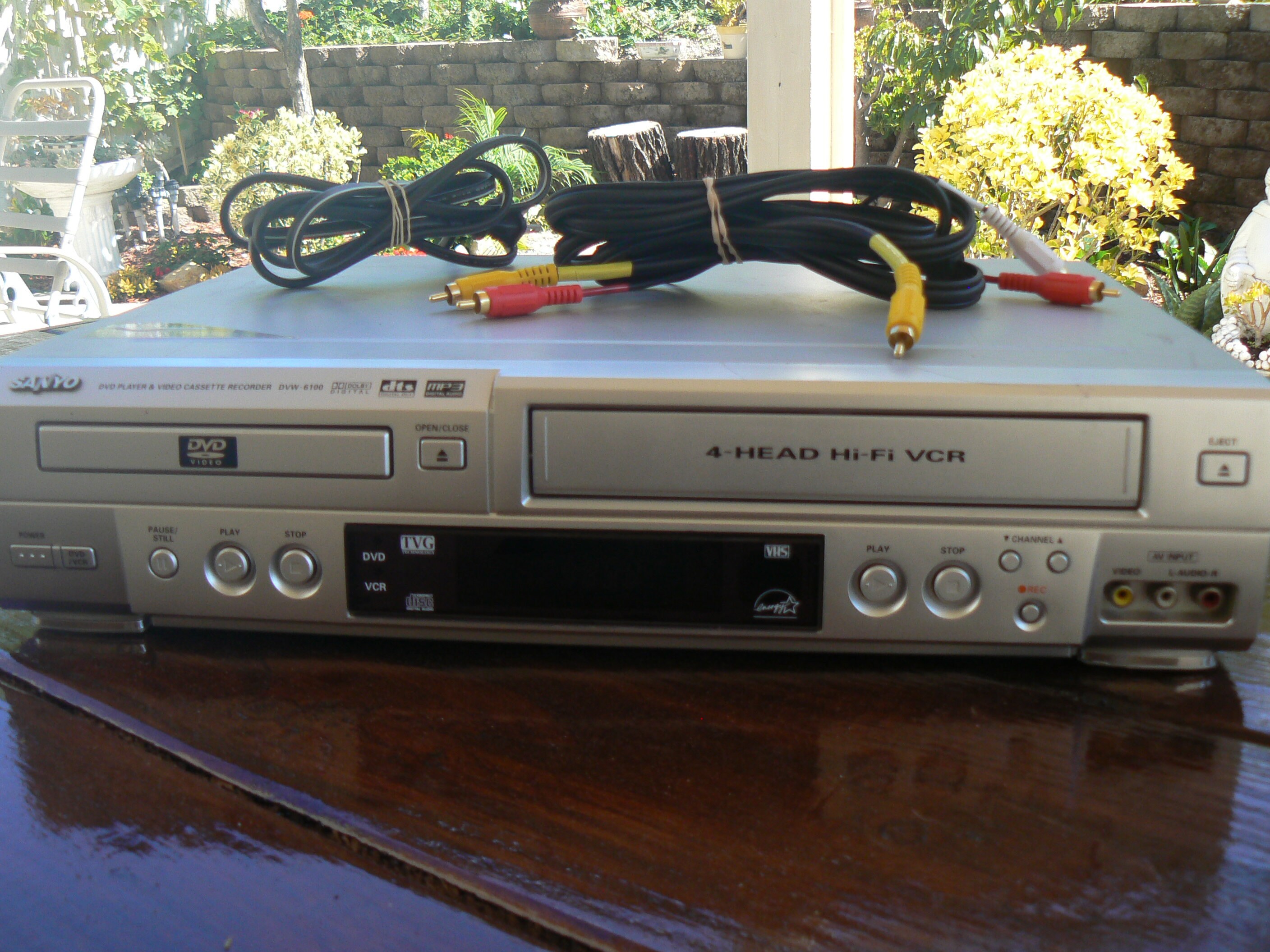 Sanyo DVD/VCR Combo Model Dvw6100 Tested Works WITH Remote Etsy