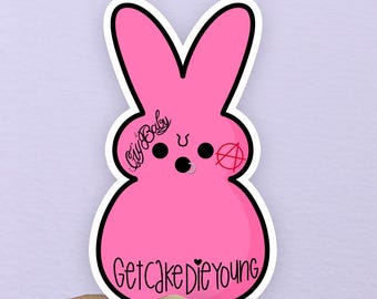 Lil Peep Bunny Sticker