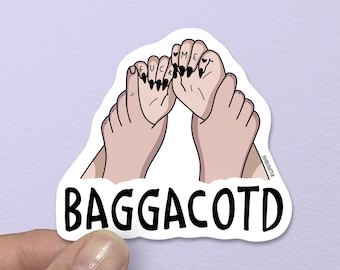 BAGGACOTD Smut Sticker, Spicy Booktok