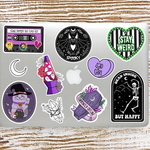 Stay Weird Sticker, Heart Sticker, Laptop Sticker, Weird Stickers ...
