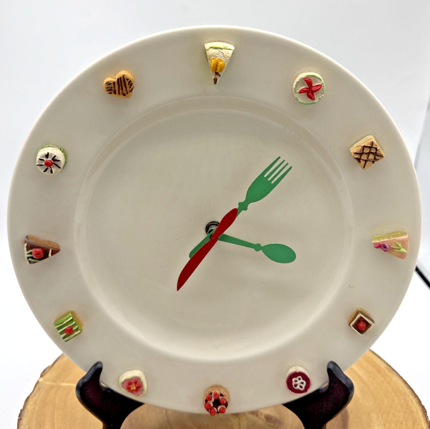 Ceramic plate clock - Etsy 日本
