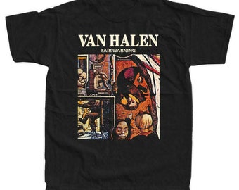 Van halen fair warning t shirt Clearance