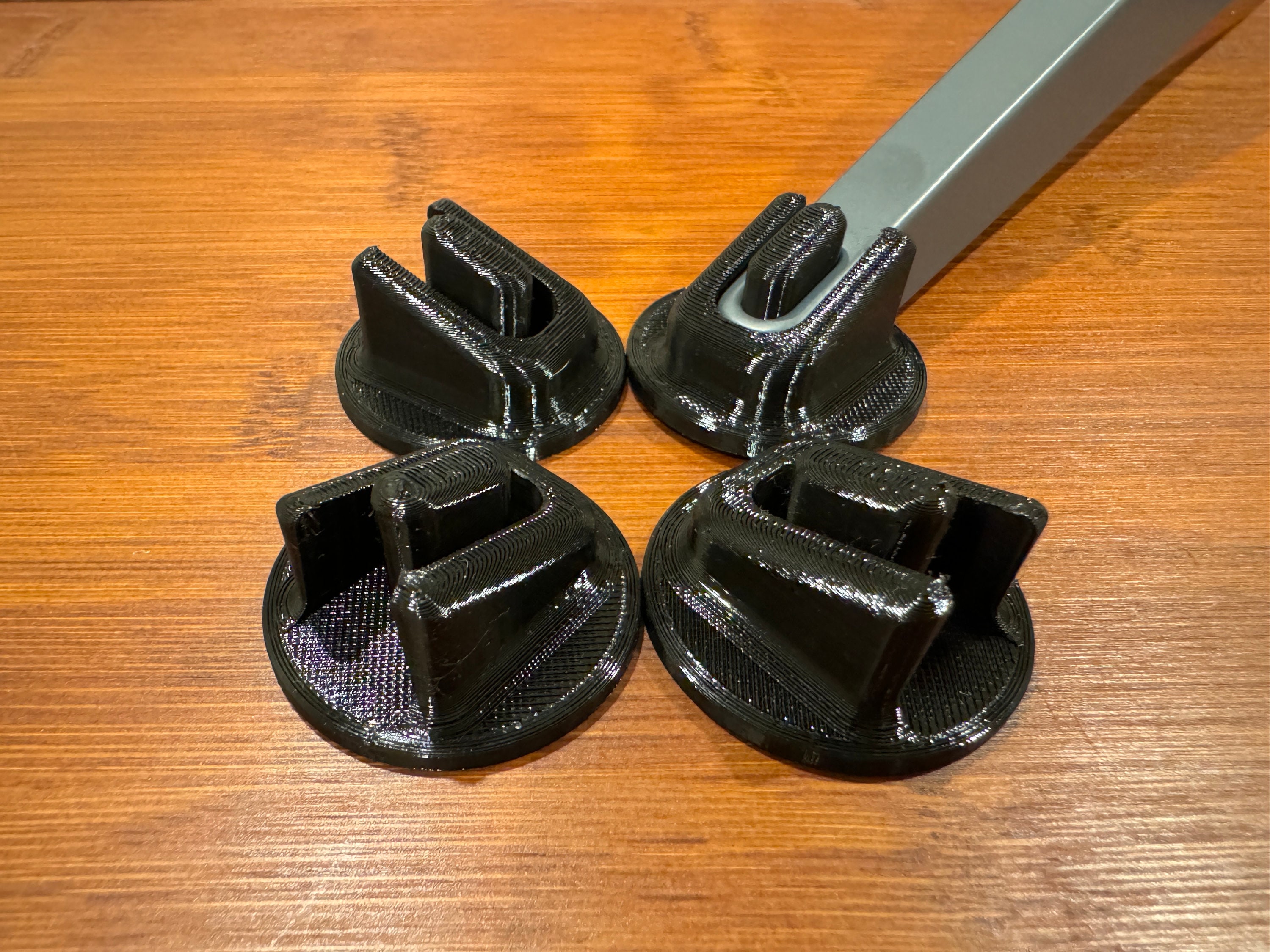 Anti-tip 3D Printed Double Tamiya Glue Square Bottle Holder With Rubber  Feet Tamiya 87038 87182 