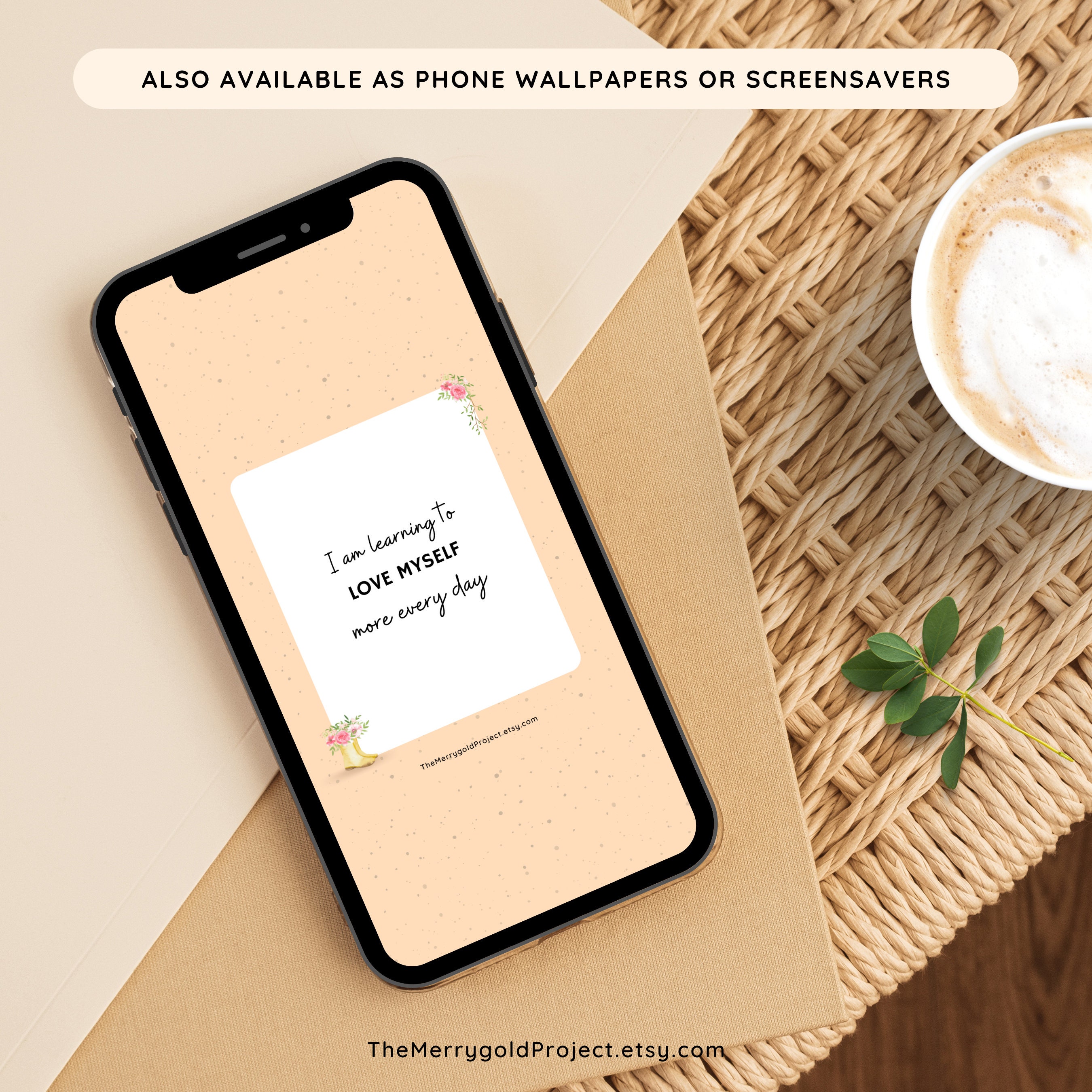 Printable Self Love Affirmation Cards Law of Attraction Phone - Etsy UK
