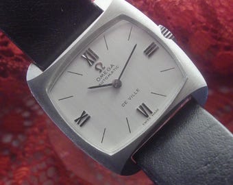 4346 Original vintage Omega Automatic De Ville for ladies, TV, NOS, 1970 Mint