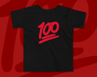 100% Toddler T-Shirt | Trendy Kids Shirt | Kids Graphic Tee