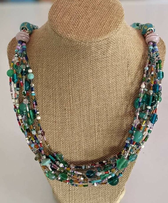 Handmade Necklace No Clasp so You Can Slip It Over Your Head