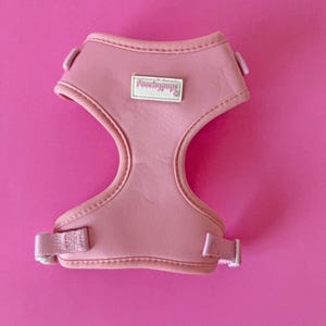 Adjustable Pink Dog Harness: Summer Cooling Mesh, XS-Large