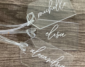 Luggage Tag Acrylic