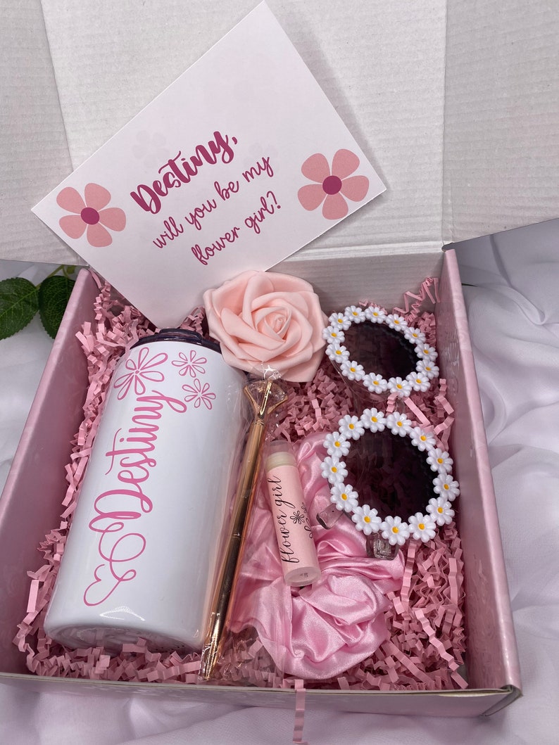 Flower Girl Proposal Box Gift Flower Girl Gift Set Junior Etsy