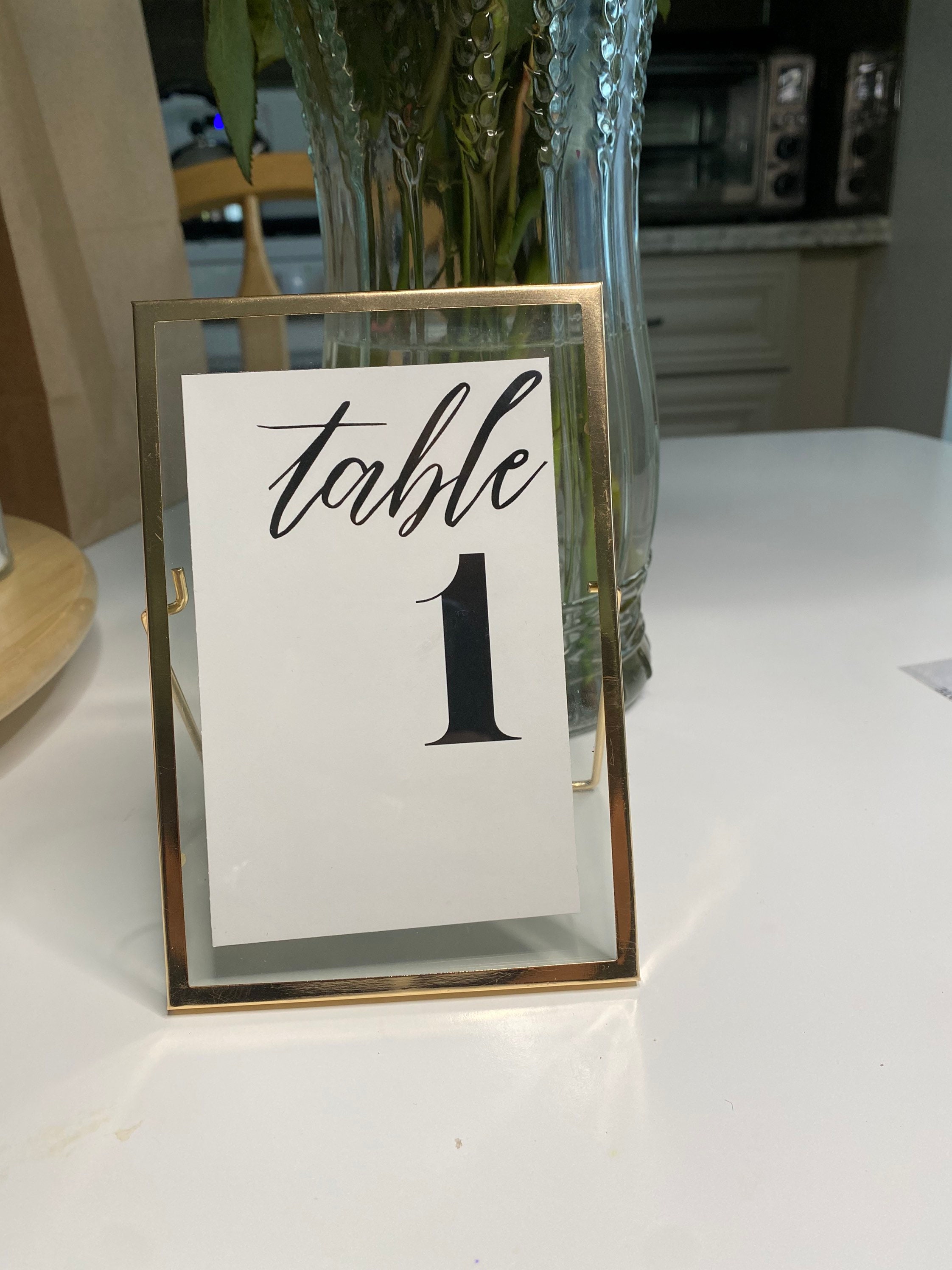 Table Number Template 110 Etsy