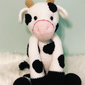 Patrón de crochet de vaca