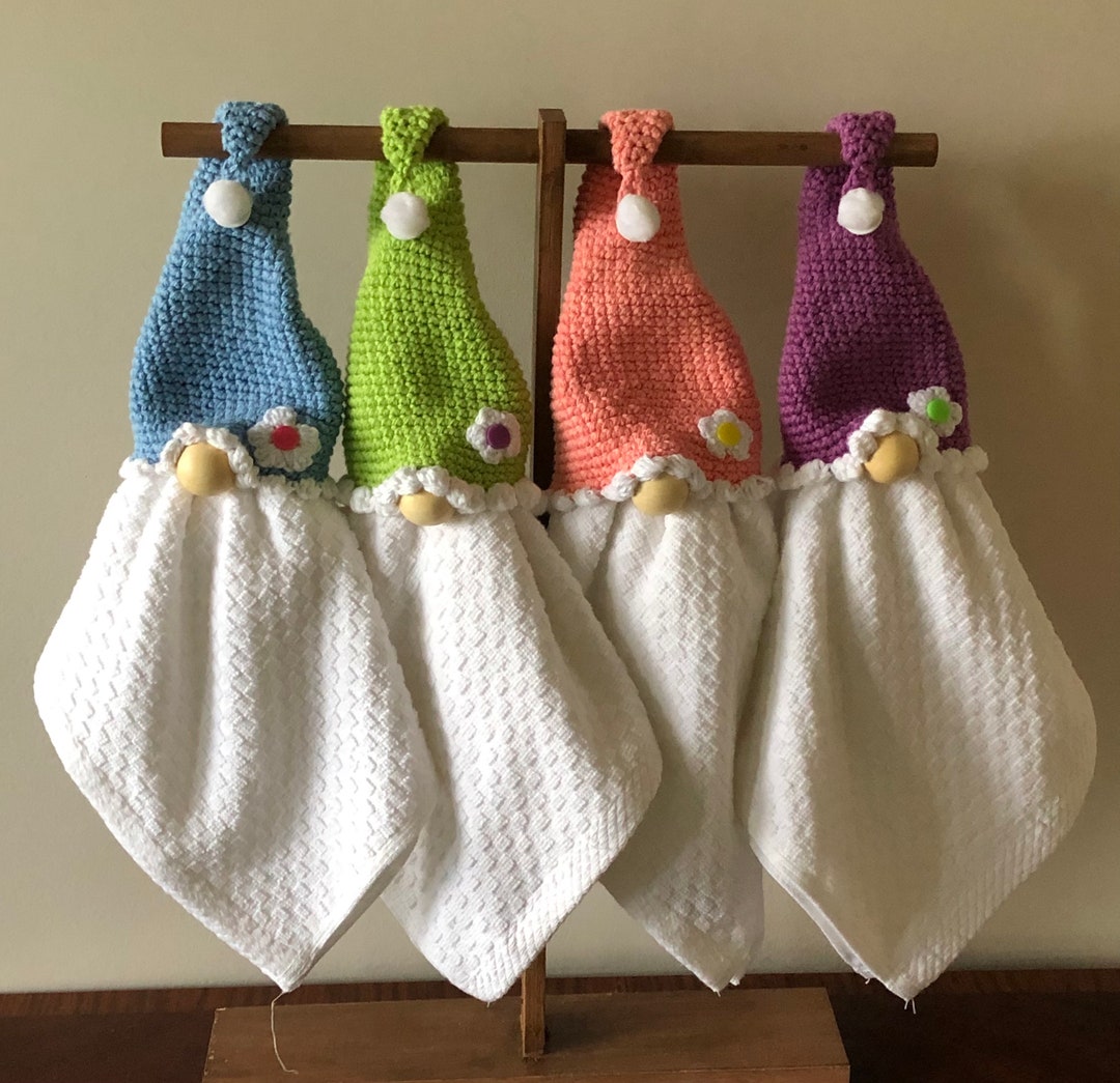 Decorative Kitchen Towel Holder, Gnome Towel Holder, Kitchen Decor, Farmhouse Towel Topper