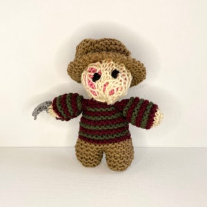Freddy Krueger Nightmare on Elm Street Movie Slasher Horror Knit Crochet Plush