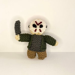 Jason Voorhees Friday the 13th Movie Slasher Horror Knit Crochet Plush
