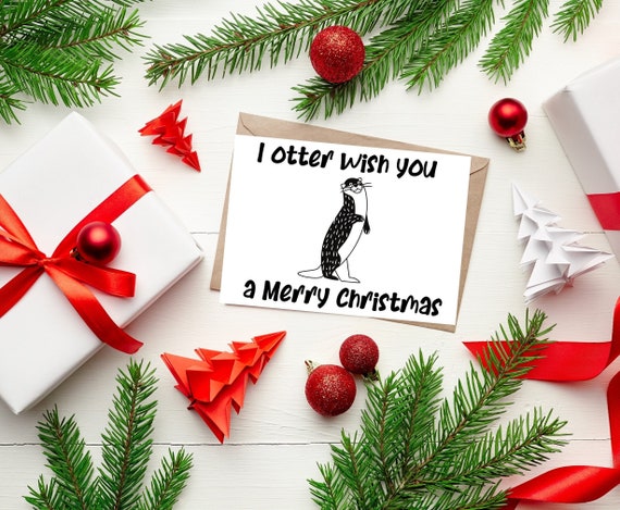 Otter Tree Holiday Card Otter Tree Holiday Card