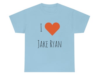 I LOVE JAKE RYAN Heavy Cotton Tee