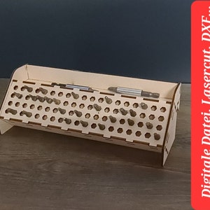 French cleat, bit holder, (digital file, laser cut)