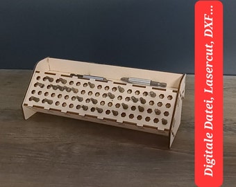 French cleat, bit holder, (digital file, laser cut)