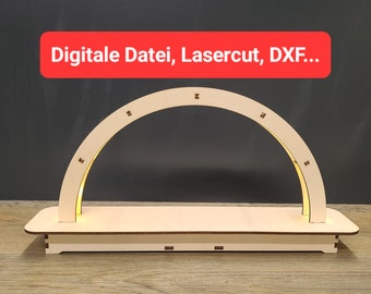 Schwibbogen blank, digital file, laser cut, for 3 mm material thickness