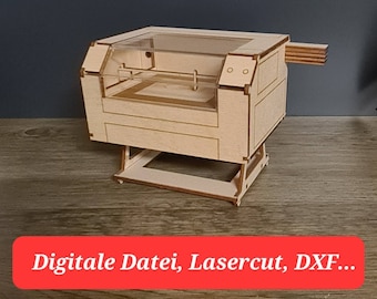 CO2 Laser Model, K80 (Digital File, Lasercut)
