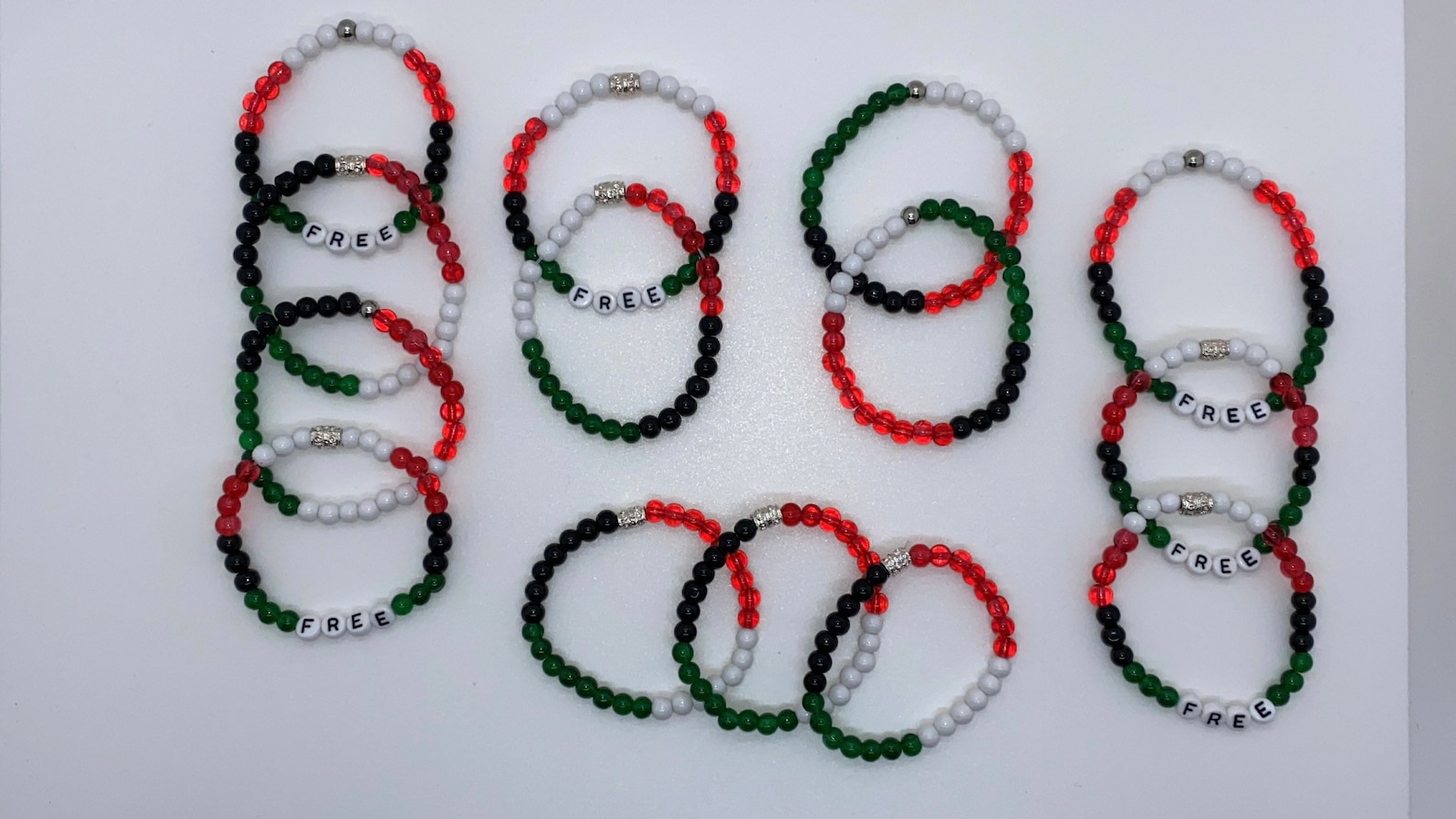 palestine-beaded-bracelets-unisex-elastic-bracelet-charity-etsy