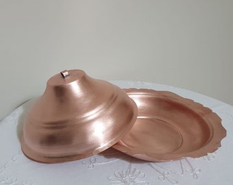 Vintage Copper Pot with Lid