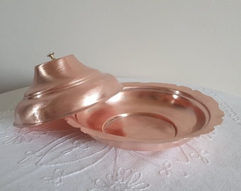 Vintage Copper Pot with Lid