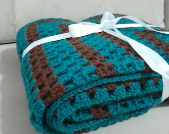 Handmade crochet blanket