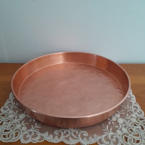 Handmade Copper Tray, Vintage Tray,  Copper Tray,  Serving Tray, Handmade Tray