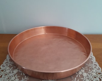Vintage Copper Tray, Kitchen Decor