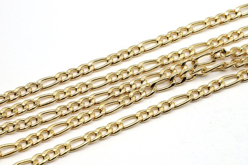 Figaro 24k gold chain Clearance