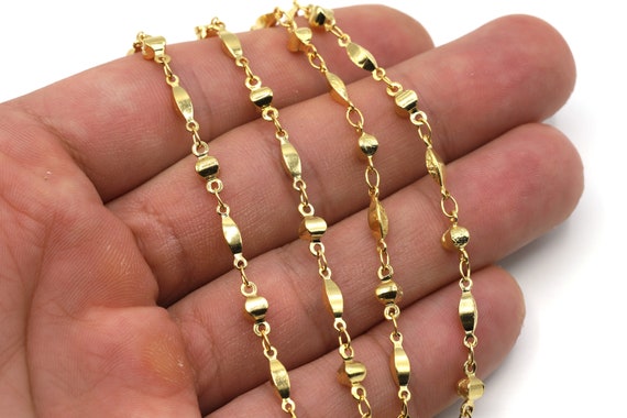 Amazon.com: Ecoofor Gold Necklace Chains for Jewelry Making, 78.7 Feet 10  Rolls Jewelry Chains for DIY Necklace Bracelet Jewelry Making with Jump  Rings/Lobster Clasps/Connectors : Everything Else