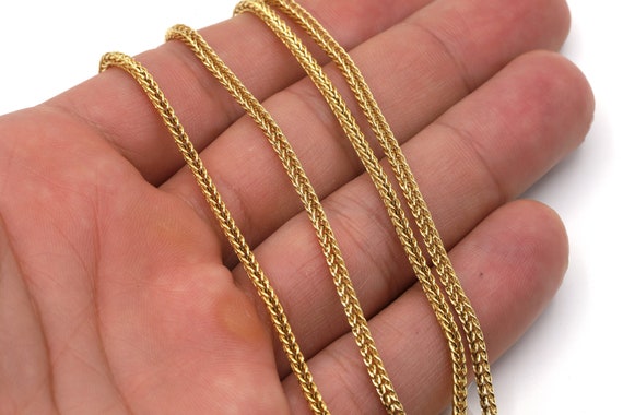18K Saudi Gold Foxtail Chain Necklace, Women's Fashion, Jewelry &  Organizers, Necklaces on Carousell
