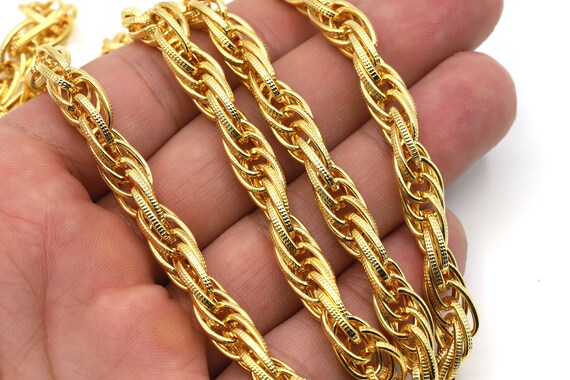 24k gold sale wheat chain