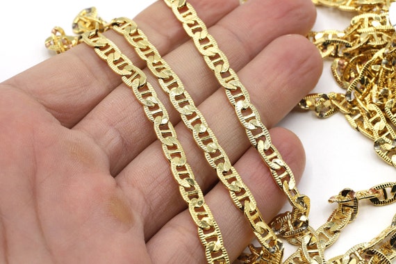 24k gold mariner on sale chain